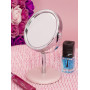Зеркало косметическое на подставке Собачка Sweet розовое