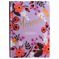 Планер с Цветочками Monarch формат А5 фиолетовый