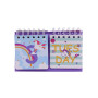Календарь Настольный Единорог с кольцами фиолетовый
