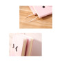Набор блокнот и ручка Свинка Розовая с открытыми глазками А6