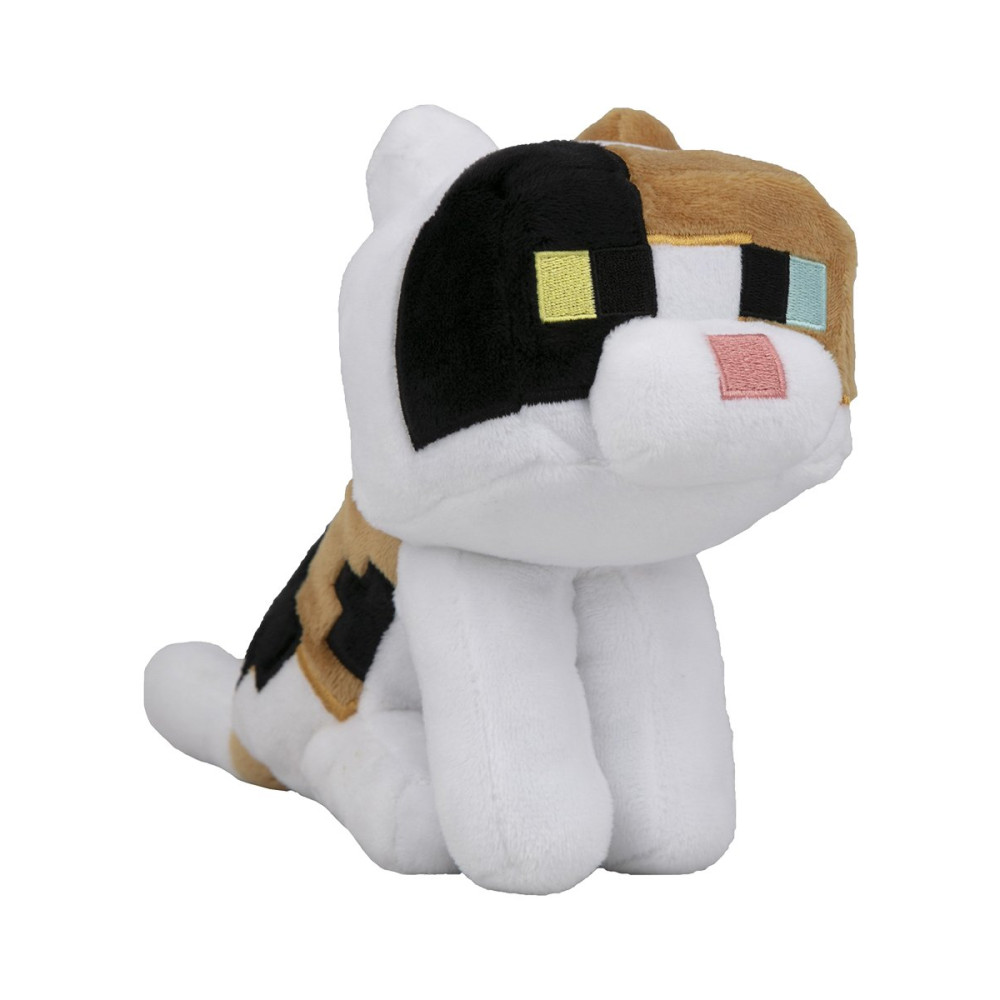 Мягкая игрушка Minecraft Happy Explorer Calico Cat 20см