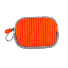 Маленькая пиксельная сумочка Pixel Cotton Pouch WY-B006 Светло-оранжевый