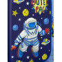 Пенал школьный 3D большой Космонавт синий