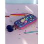 Пенал школьный 3D маленький Русалочка фиолетовый