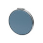 Зеркало косметическое Цветочки Blue складное круглое с блестками