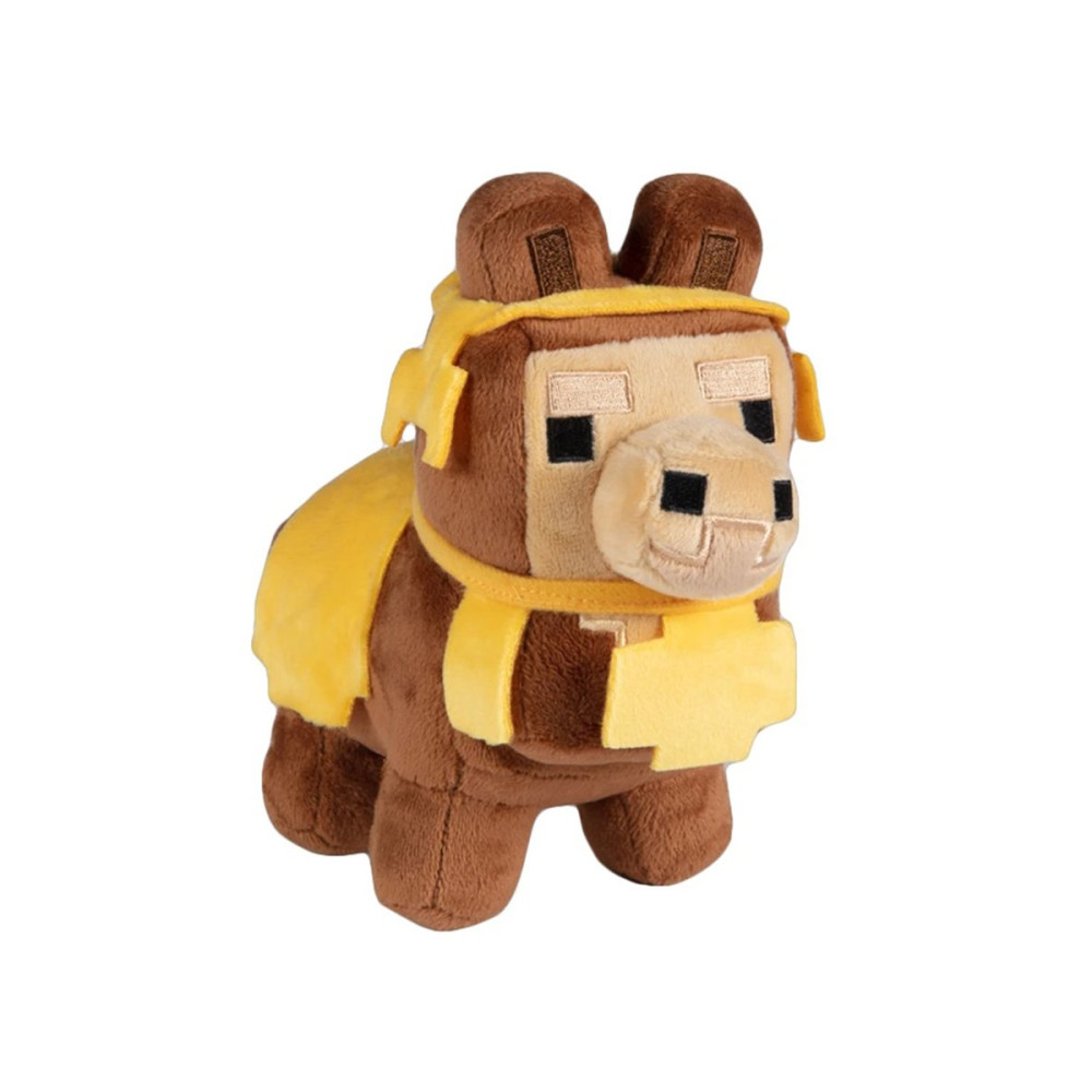Мягкая игрушка Minecraft Happy Explorer Baby Llama коричневая 18см