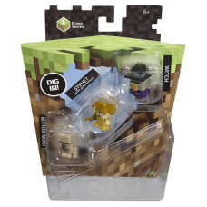 Набор фигурок Minecraft mini-figures Steve with gold armor set 1 серия пластик