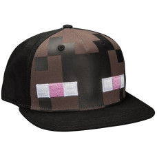 Бейсболка Minecraft Enderman Mob Hat черная