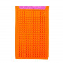Большой пиксельный чехол для смартфона (универсальный) Pixel felt phone pocket WY-B008 Фуксия-Оранжевый