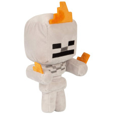 Мягкая игрушка Minecraft Happy Explorer Skeleton on fire 22см