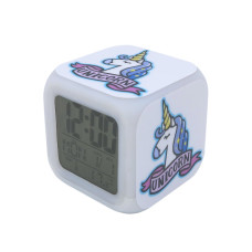 Часы-будильник Единорог с подсветкой №17