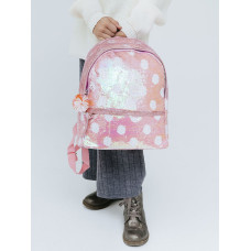 Рюкзак с пайетками Bright Dreams в горошек розовый