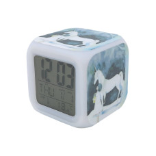 Часы-будильник Единорог с подсветкой №6
