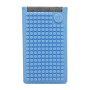 Маленький пиксельный чехол для смартфона (универсальный) Pixel felt phone pocket WY-B009 Серый-Светлоголубой