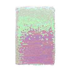 Блокнот с пайетками перламутровый формат А5 светло-розовый
