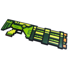 Миниган Зеленый пиксельный Майнкрафт (Minecraft) 8Бит со звуком 61см