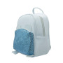 Рюкзак Mouse с блестками голубой M