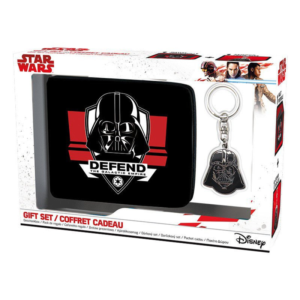 Подарочный набор Star Wars Darth Vader кошелек, брелок
