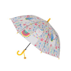 Зонт-трость Альпака с 3D эффектом желтый
