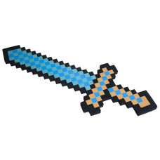 Меч Алмазный пиксельный Майнкрафт (Minecraft) 8Бит серия 2 45см