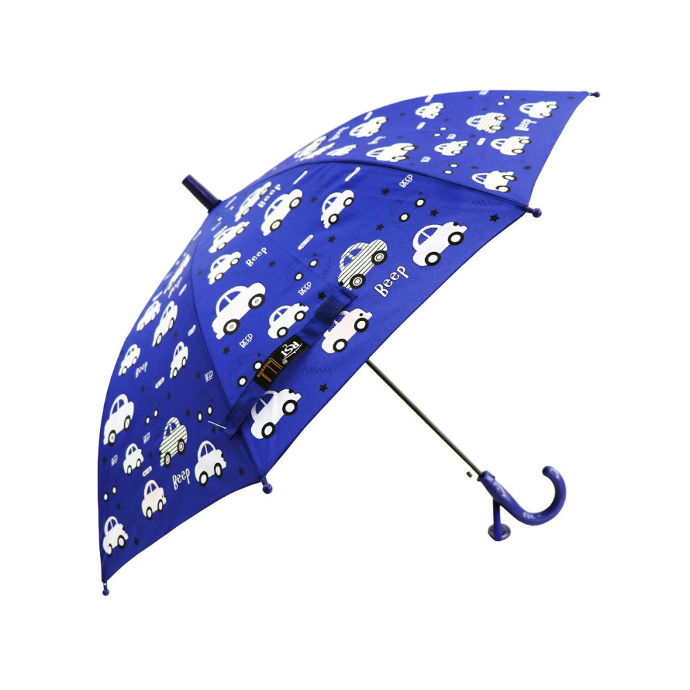 Зонт-трость Машинки Beep меняющий цвет синий