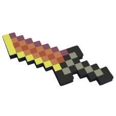 Кинжал Огненный пиксельный Майнкрафт (Minecraft) 8Бит 25см