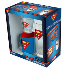 Подарочный набор Dc Comics Superman кружка мини, стакан, рюмка