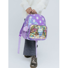 Рюкзак с блестками Caticorn фиолетовый