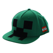 Бейсболка Minecraft Creeper Mob Hat Applique