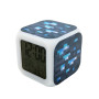 Часы-будильник Блок алмазной руды пиксельные с подсветкой