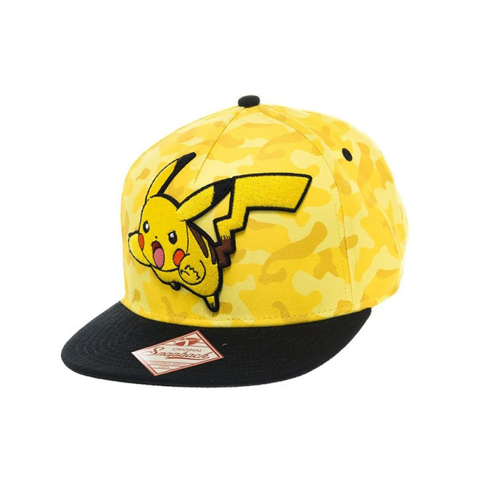 Бейсболка Pokemon Pikachu Camo Snapback