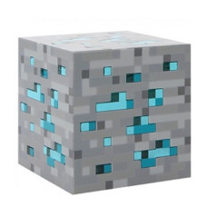 Светильник Minecraft Diamond Ore куб