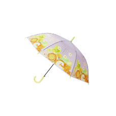 Зонт-трость Цветы с 3D эффектом желтый