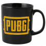 Кружка керамическая PUBG с логотипом Black/Orange