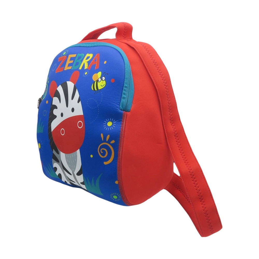 Детский рюкзак Zebra красно-синий