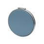 Зеркало косметическое Кошачья лапа складное круглое с голубыми блестками