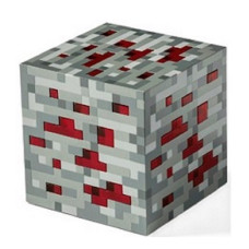 Светильник Minecraft Redstone Ore куб