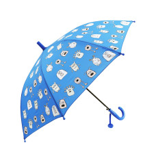 Зонт-трость Монстрики меняющий цвет голубой