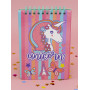 Блокнот на кольцах Единорог Unicorn формат А6 разноцветный