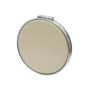 Зеркало косметическое Авокадо White складное круглое с блестками