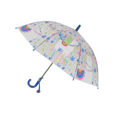 Зонт-трость Альпака с 3D эффектом синий