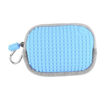 Маленькая пиксельная сумочка Pixel Cotton Pouch WY-B006 Светло-голубой