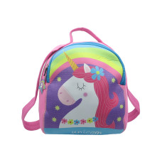 Детский рюкзак Unicorn with rainbow фиолетово-голубой