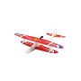 Детский летающий самолетик с моторчиком красный 27см