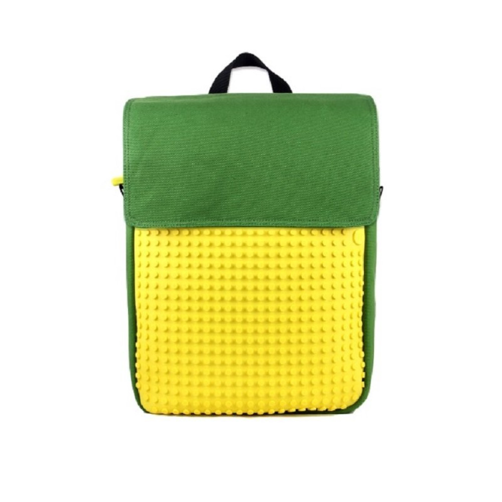 Пиксельный рюкзак Canvas Top Lid pixel Backpack WY-A005 Зеленый-желтый