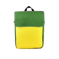 Пиксельный рюкзак Canvas Top Lid pixel Backpack WY-A005 Зеленый-желтый