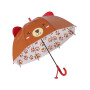 Зонт-трость Мишка с ушками красный