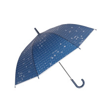 Зонт-трость Созвездия с 3D эффектом синий
