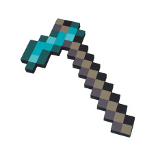 Мотыга Изумрудная пиксельная Майнкрафт (Minecraft) 8Бит 42см