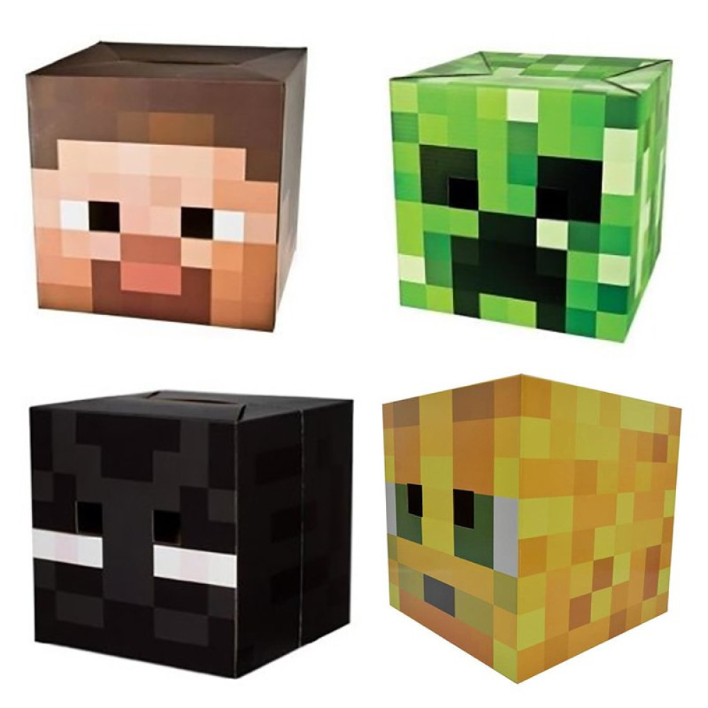 Голова из картона Minecraft в ассортименте серия 1